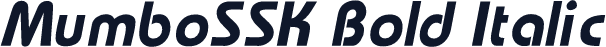 MumboSSK Bold Italic