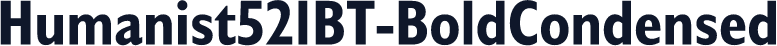 Humanist521BT-BoldCondensed