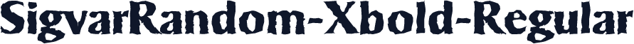 SigvarRandom-Xbold-Regular