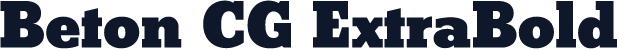 Beton CG ExtraBold