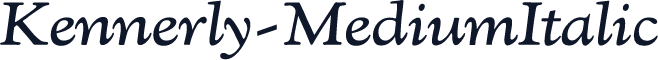Kennerly-MediumItalic