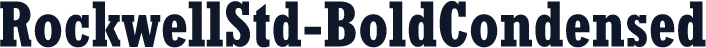 RockwellStd-BoldCondensed