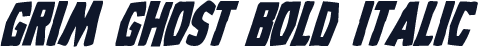 Grim Ghost Bold Italic