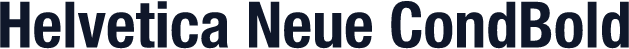 Helvetica Neue CondBold