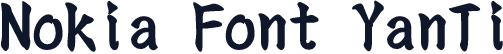 Nokia Font YanTi