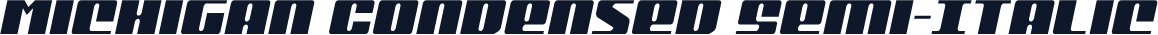 Michigan Condensed Semi-Italic