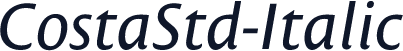 CostaStd-Italic