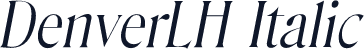 DenverLH Italic