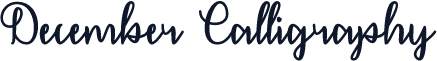 December Calligraphy