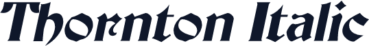 Thornton Italic