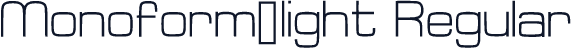 Monoform_light Regular