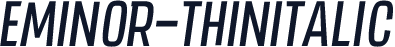 EMINOR-ThinItalic