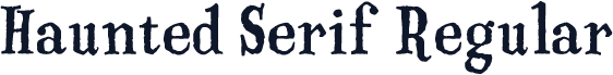 Haunted Serif Regular