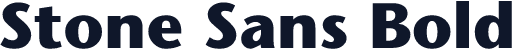 Stone Sans Bold