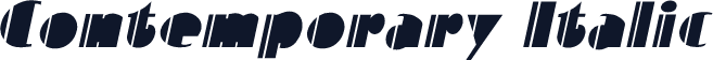 Contemporary Italic