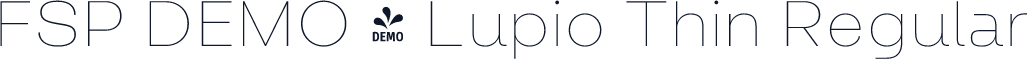 FSP DEMO - Lupio Thin Regular