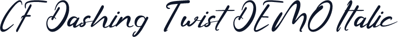 CF Dashing Twist DEMO Italic