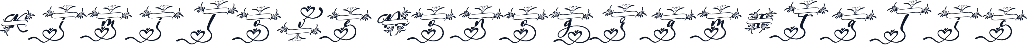 Kimilove Monogram Italic