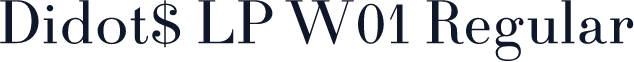 Didot$ LP W01 Regular