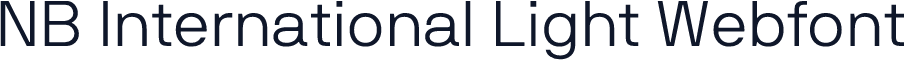 NB International Light Webfont