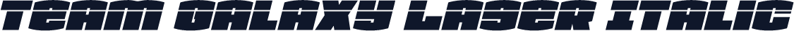 Team Galaxy Laser Italic