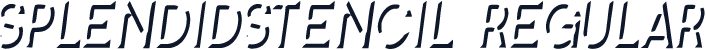 SplendidStencil-Regular