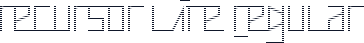 recursor lite Regular