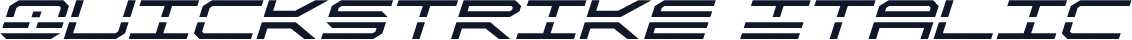 QuickStrike Italic