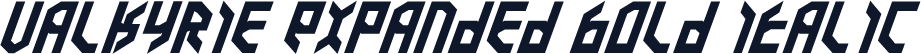 Valkyrie Expanded Bold Italic