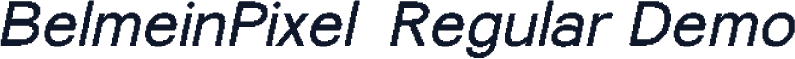 BelmeinPixel-Regular Demo
