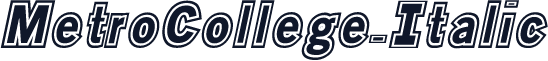 MetroCollege-Italic