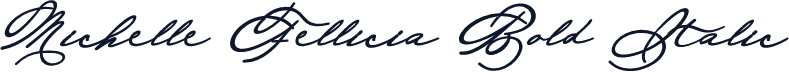 Michelle Fellicia Bold Italic