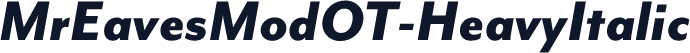 MrEavesModOT-HeavyItalic