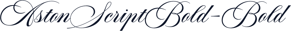 AstonScriptBold-Bold