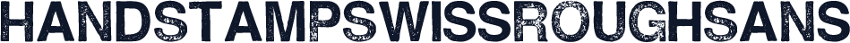 HandStampSwissRoughSans