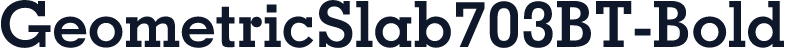 GeometricSlab703BT-Bold