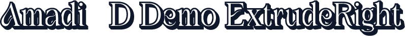 Amadi 3D Demo ExtrudeRight