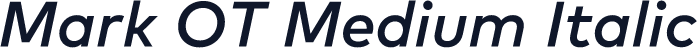 Mark OT Medium Italic