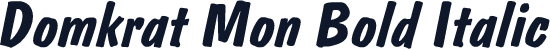 Domkrat Mon Bold Italic