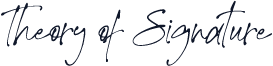 Theory of Signature