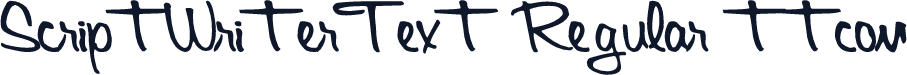 ScriptWriterText Regular ttcon