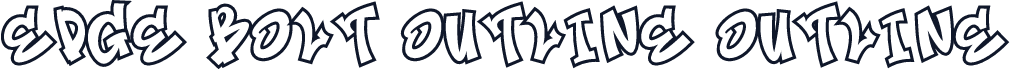 Edge Bolt Outline Outline