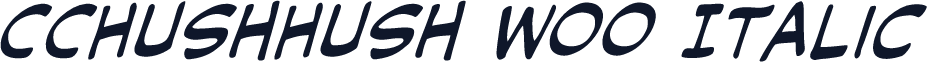 CCHushHush W00 Italic