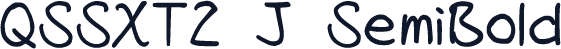 QSSXT2 J SemiBold