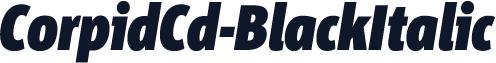 CorpidCd-BlackItalic