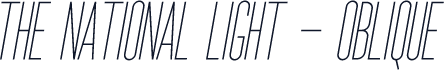 The National Light - Oblique