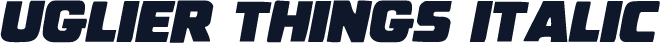 Uglier Things Italic