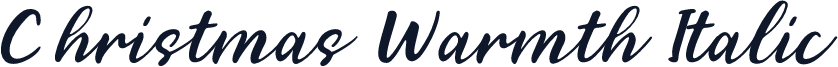 Christmas Warmth Italic