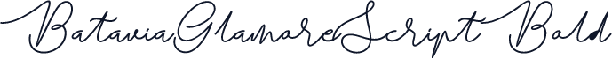 BataviaGlamoreScript-Bold