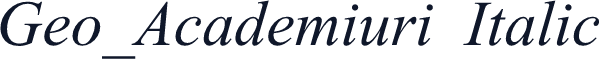 Geo_Academiuri  Italic